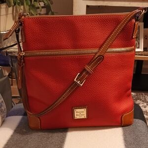 Dooney & Bourke Red Leather Crossbody Bag